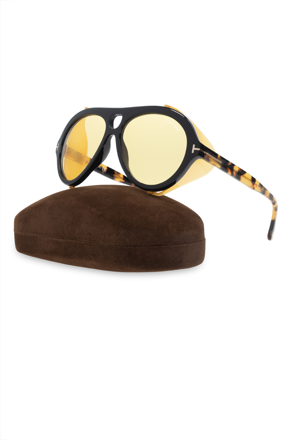 Tom Ford Round sunglasses with logo